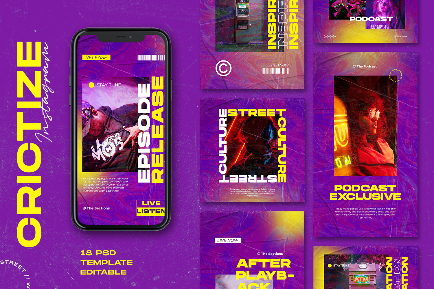Crictize Instagram Template Crictize Instagram Template