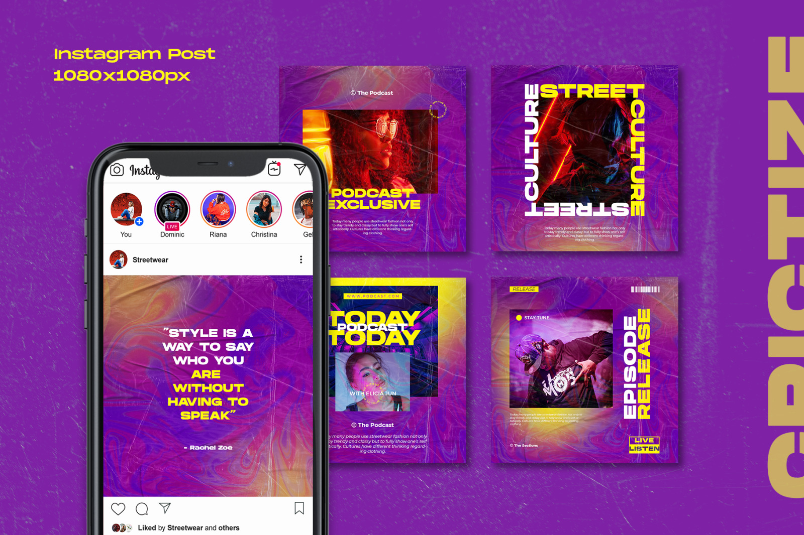 Crictize Instagram Template Crictize Instagram Template