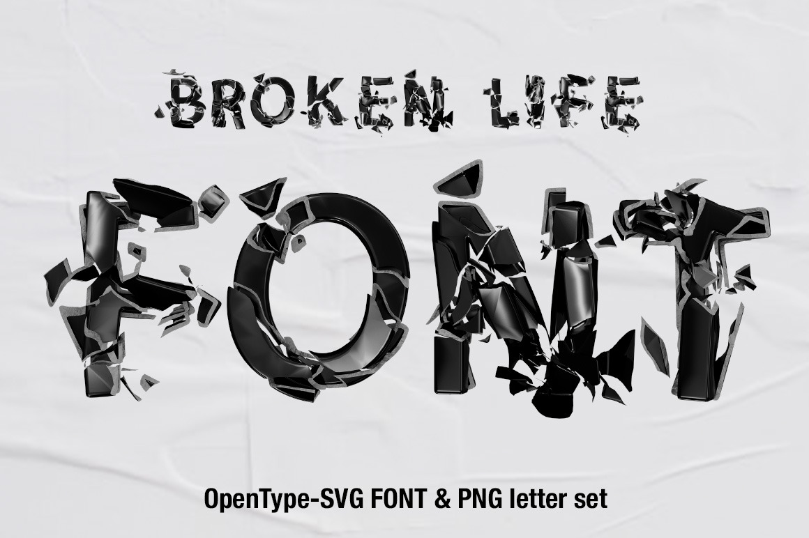 Broken Life Font