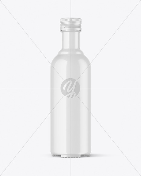 Glossy Bottle Mockup