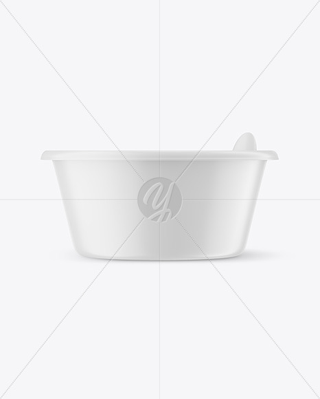 Matte Plastic Cup Mockup