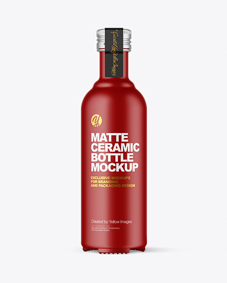 Matte Bottle Mockup - Cocktail mockup