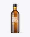 Amber Glass Bottle Mockup