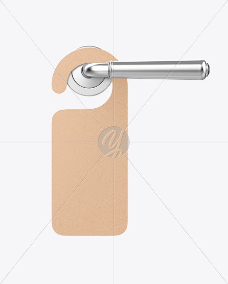 Kraft Door Hanger Mockup