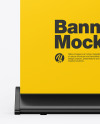 Glossy Roll-up Banner Mockup