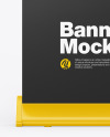 Glossy Roll-up Banner Mockup