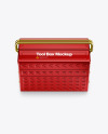 Tool Box Mockup - Front View (High-Angle Shot)