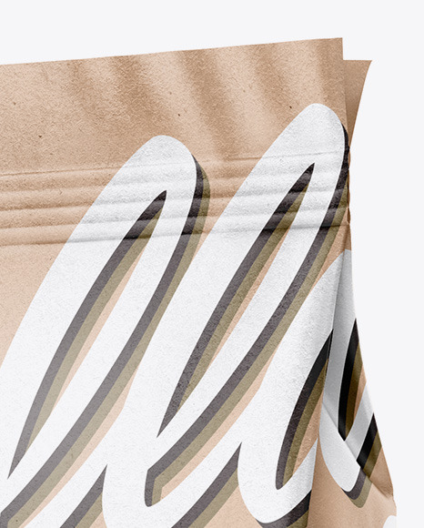 Kraft Food Bag Mockup