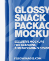 Glossy Snack Package Mockup