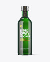 Green Glass Bottle Mockup