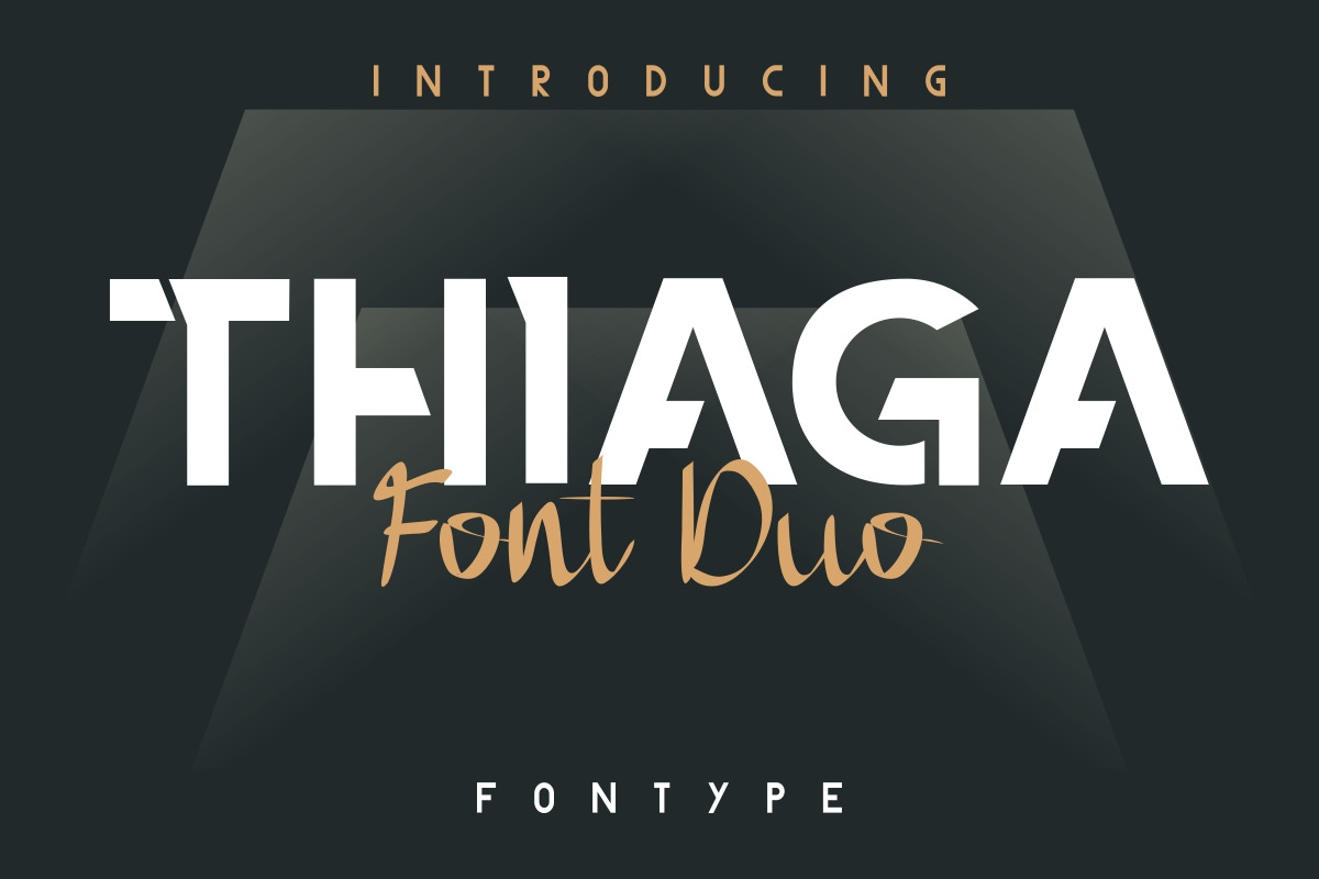 THIAGA Font Duo THIAGA Font Duo