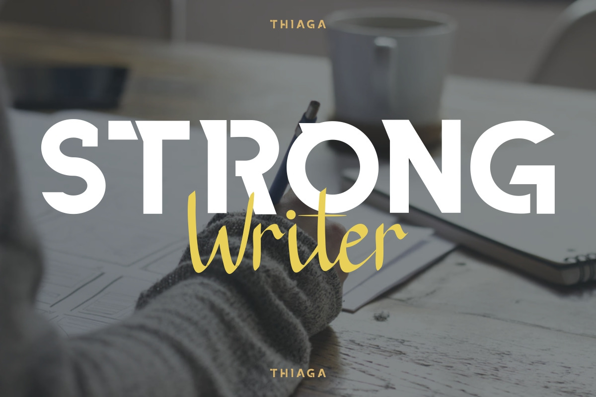 THIAGA Font Duo THIAGA Font Duo