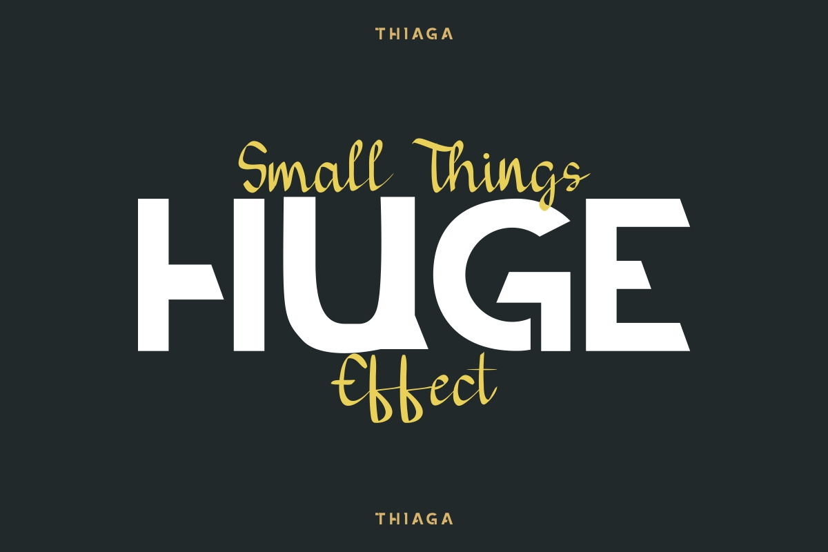 THIAGA Font Duo THIAGA Font Duo