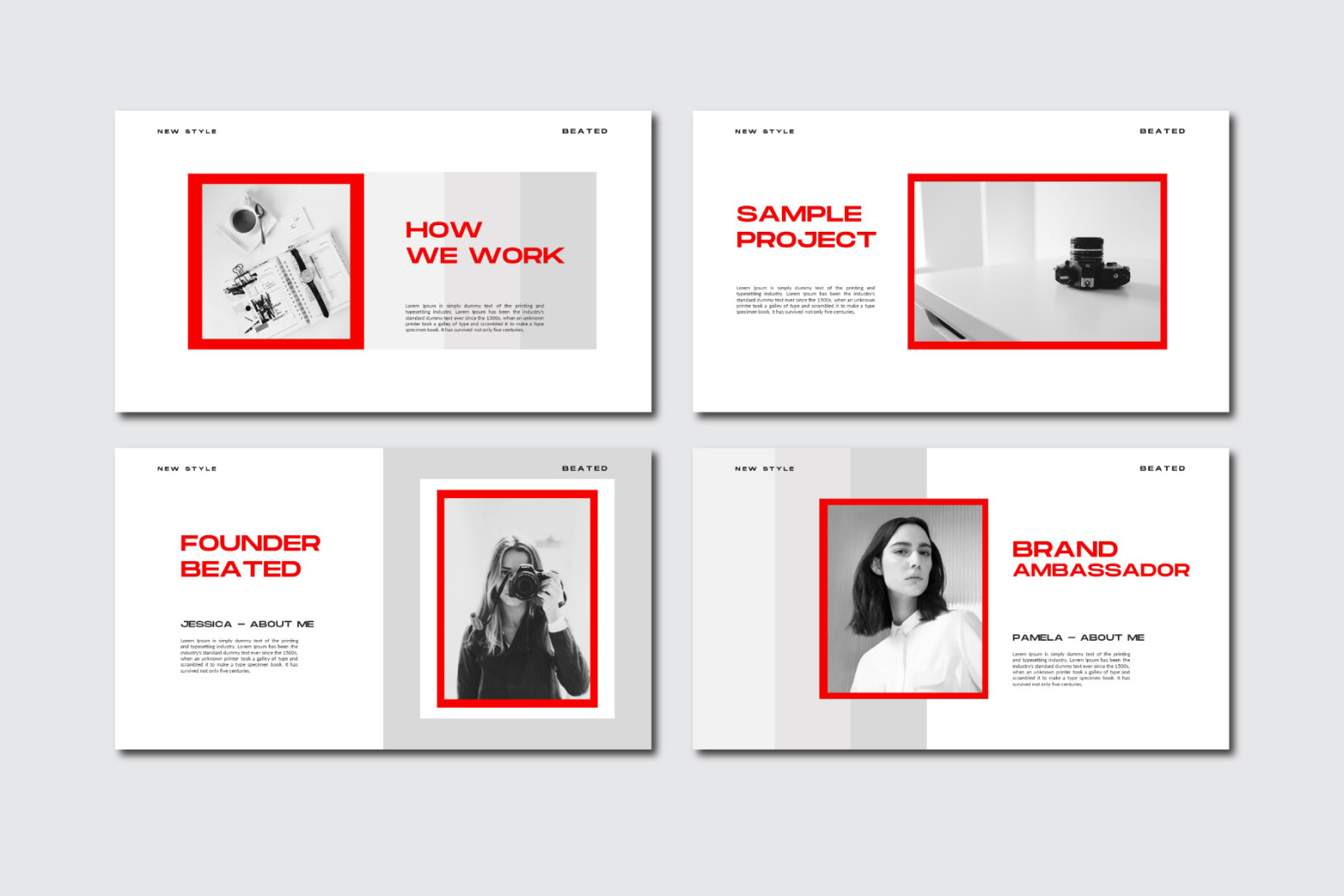 Beated Powerpoint Template Beated Powerpoint Template