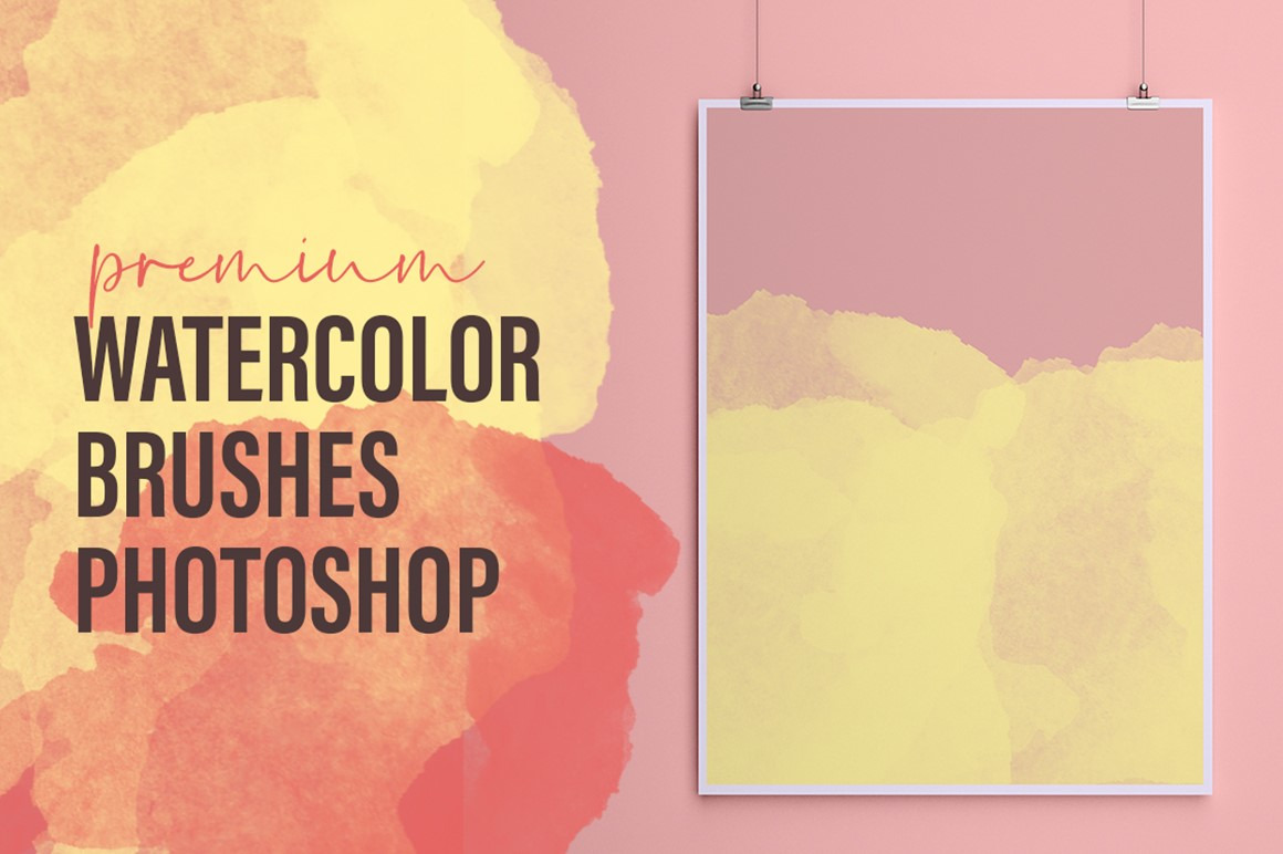 89 Realistic Watercolor Brushes for Photoshop