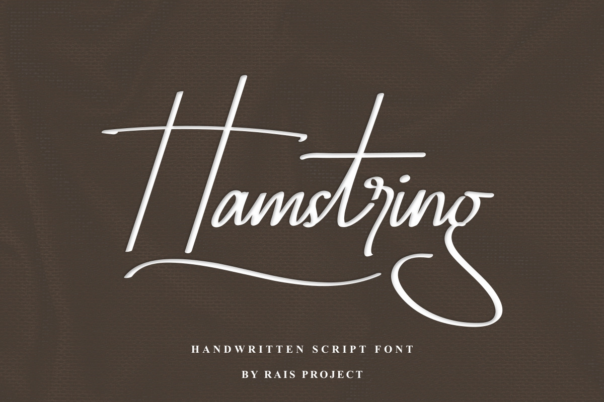 Hamstring Signature Handwritten Font