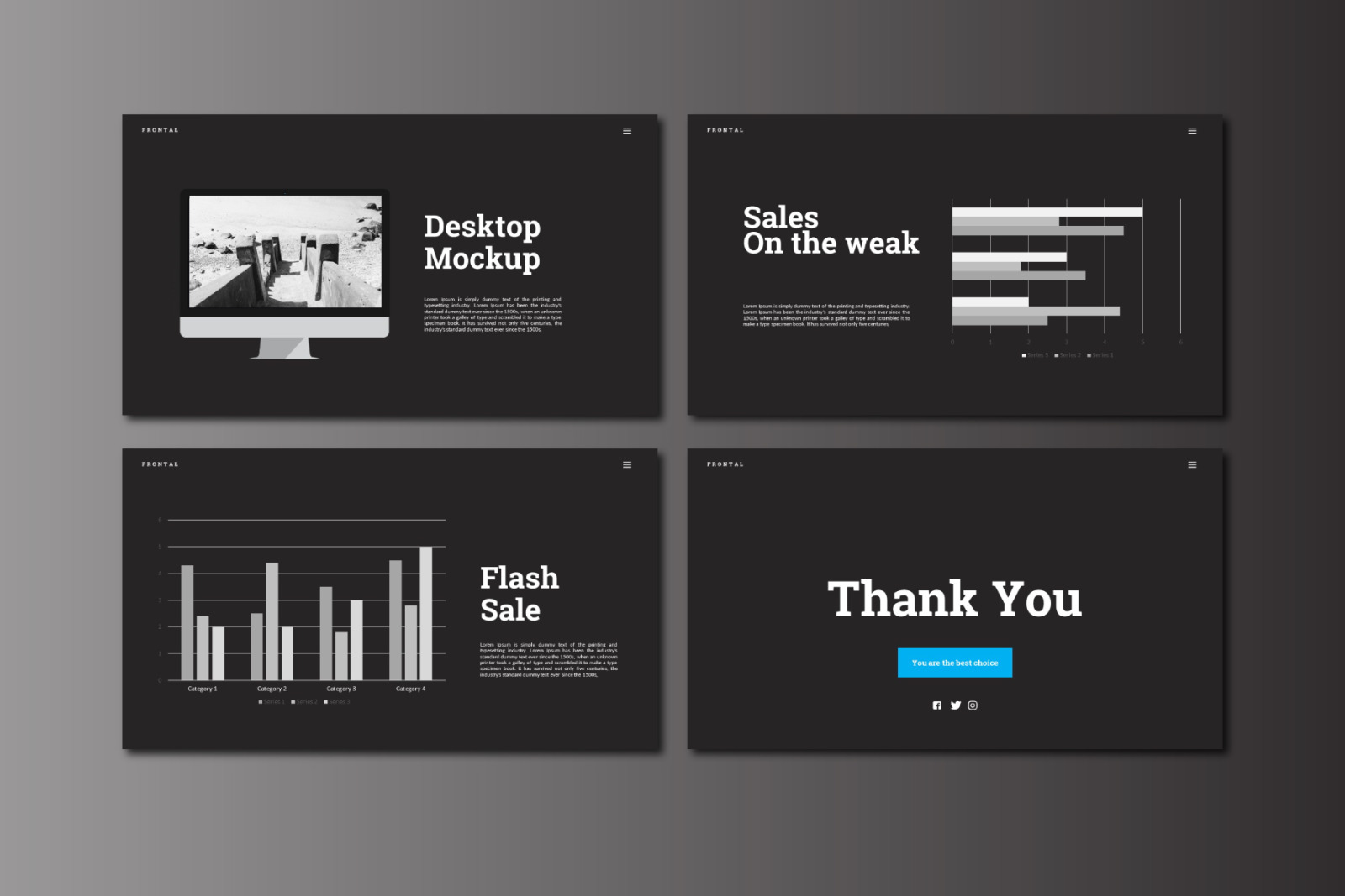 Frontal Powerpoint Template Frontal Powerpoint Template