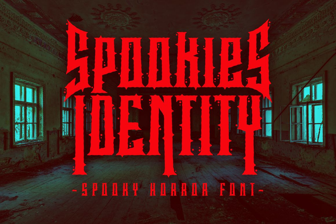 Spookies Identity - Spooky Horror Font Spookies Identity - Spooky Horror Font