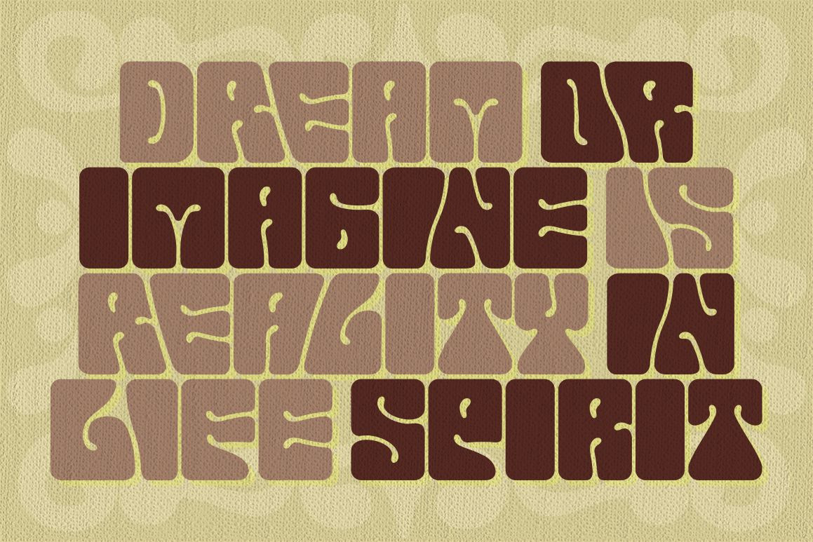 Euphoria Party - Psychedelic Style Font Euphoria Party - Psychedelic Style Font