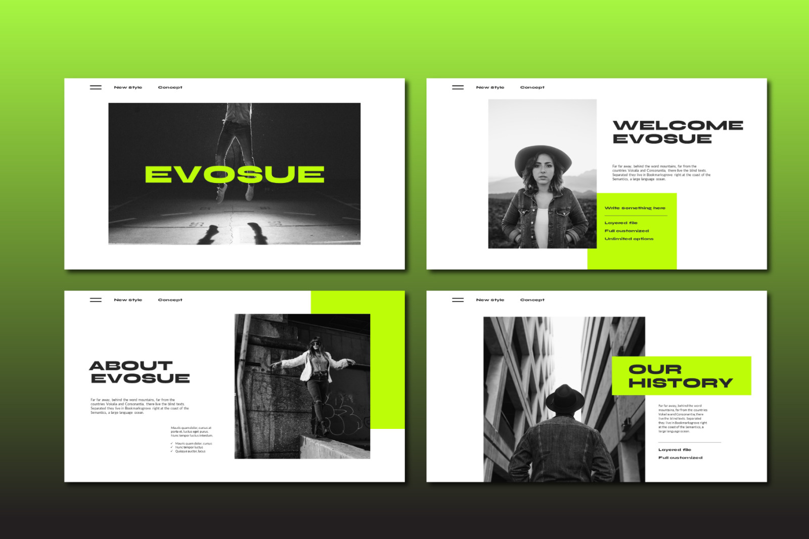 Evosue Keynote Template