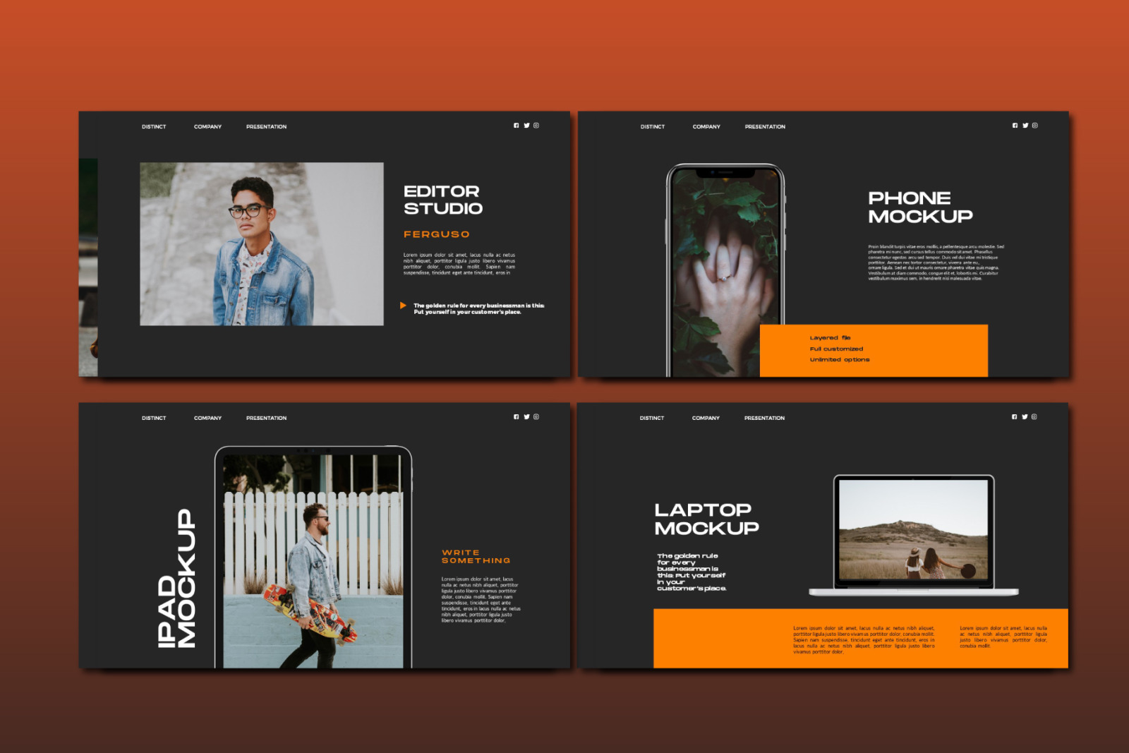 Distinct Keynote Template Distinct Keynote Template