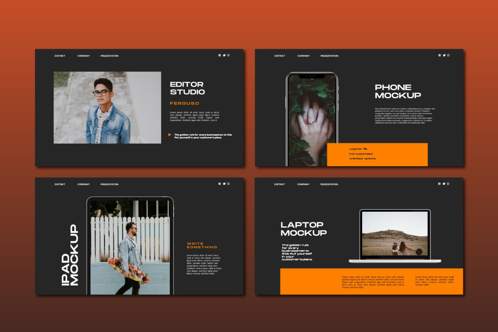 Distinct Keynote Template Distinct Keynote Template