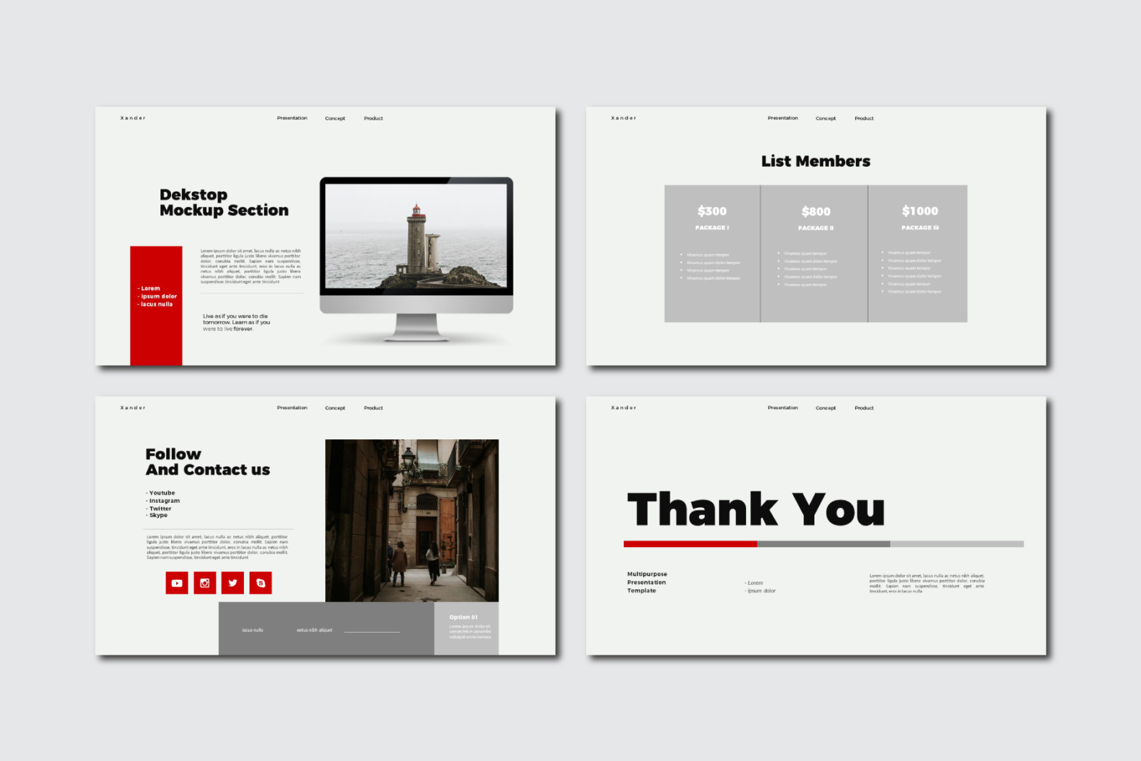 Xander Powerpoint Template Xander Powerpoint Template
