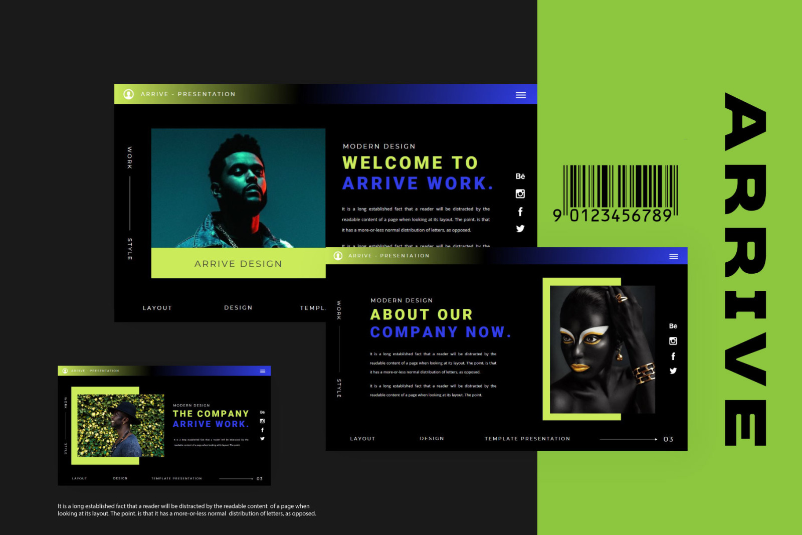 ARRIVE Powerpoint Template ARRIVE Powerpoint Template