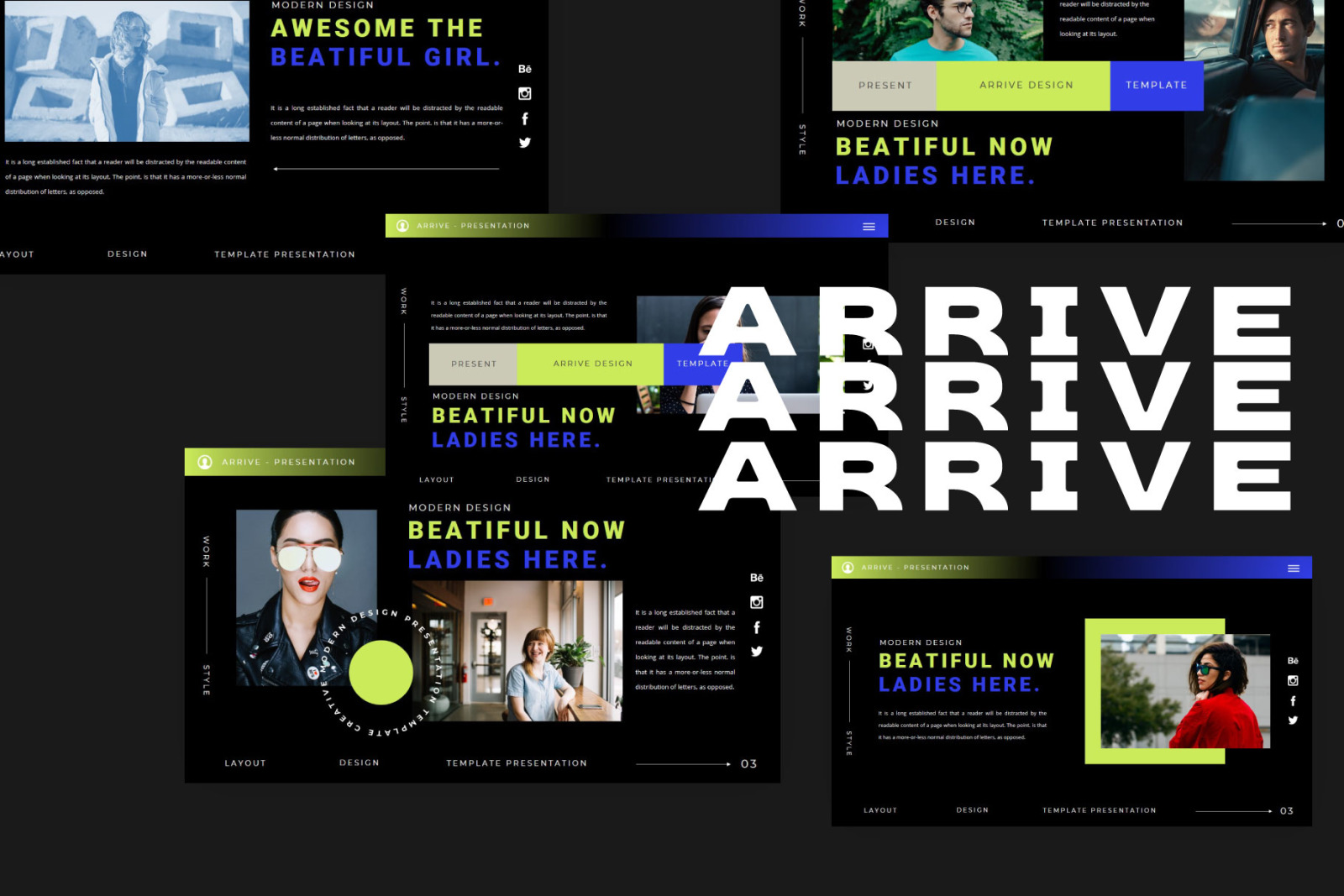 ARRIVE Powerpoint Template