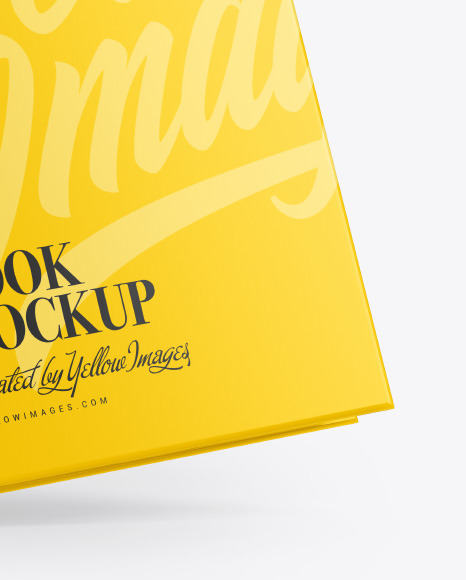 Two Hardcover Books w/ Glossy Covers Mockup