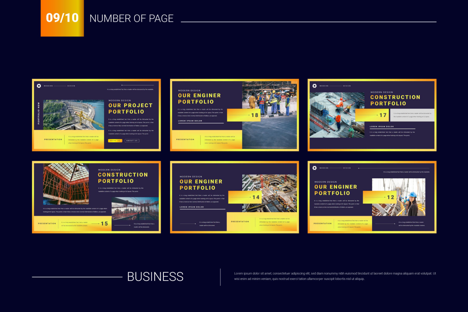 CONTENT Powerpoint Template