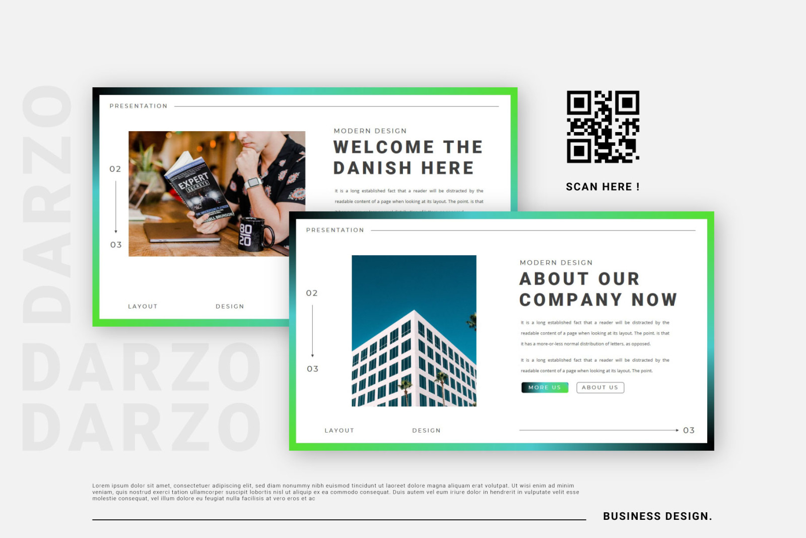 DARZO Powerpoint Template