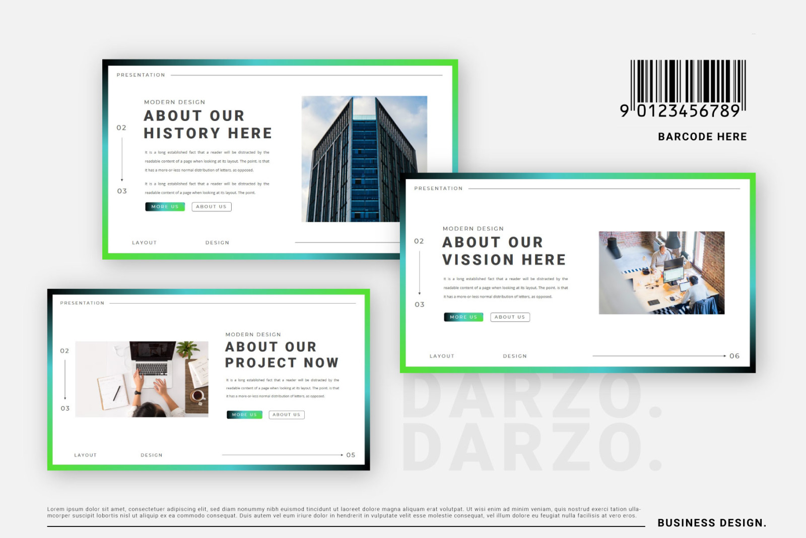 DARZO Powerpoint Template