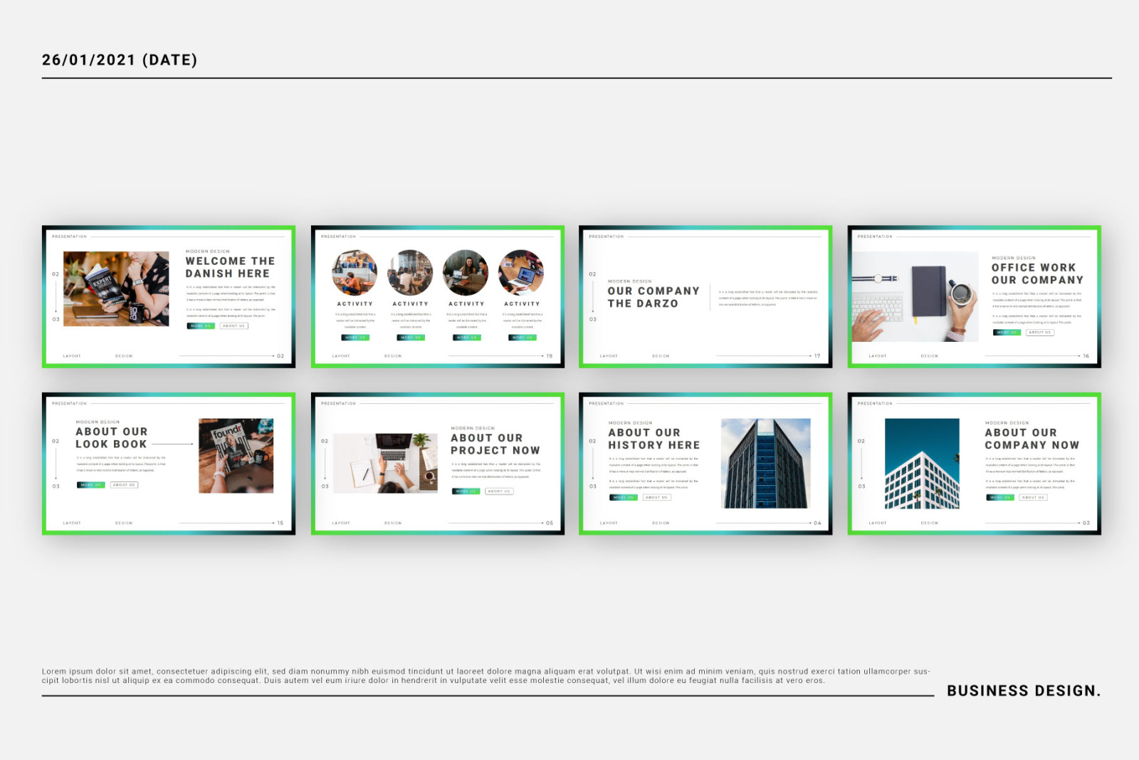 DARZO Powerpoint Template