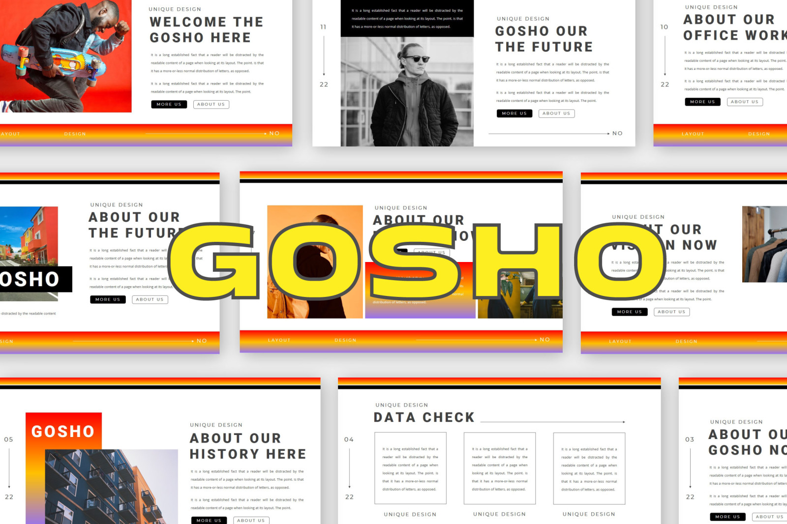 GOSHO Powerpoint Template GOSHO Powerpoint Template