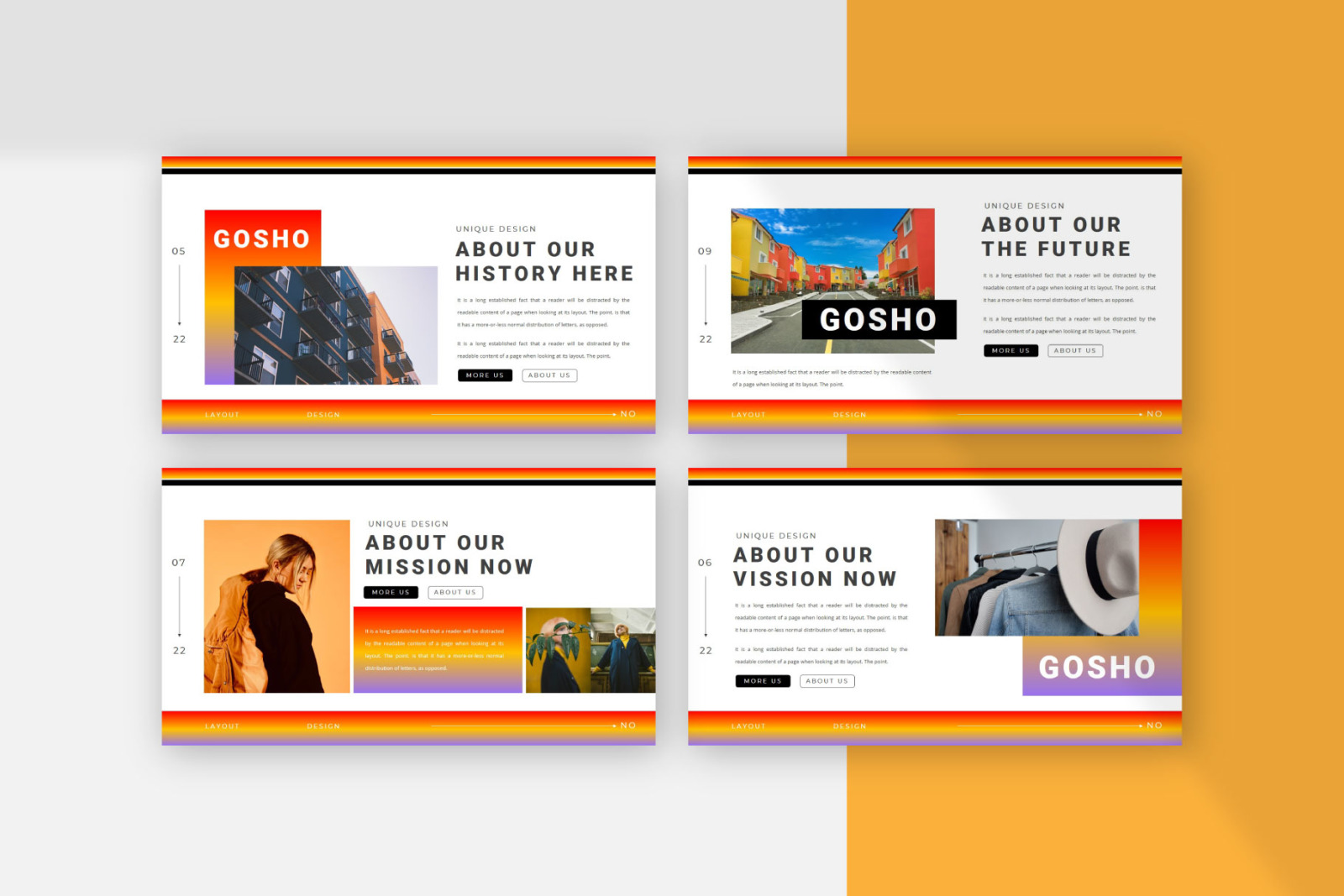 GOSHO Powerpoint Template