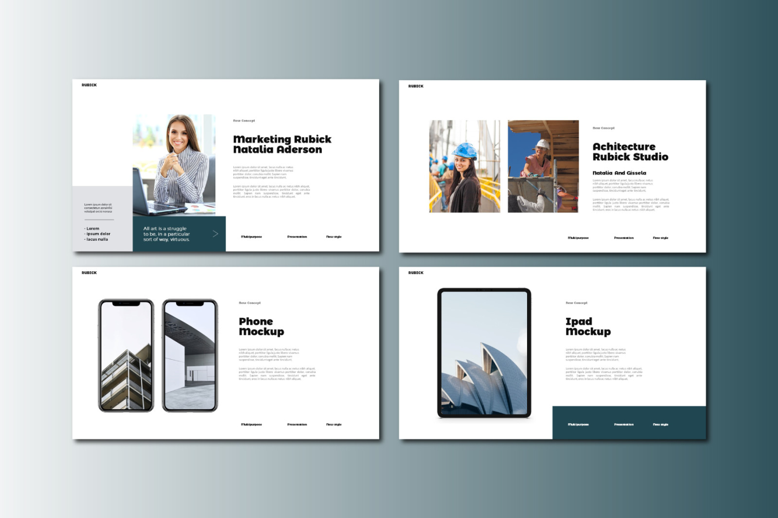 Rubick Keynote Template Rubick Keynote Template