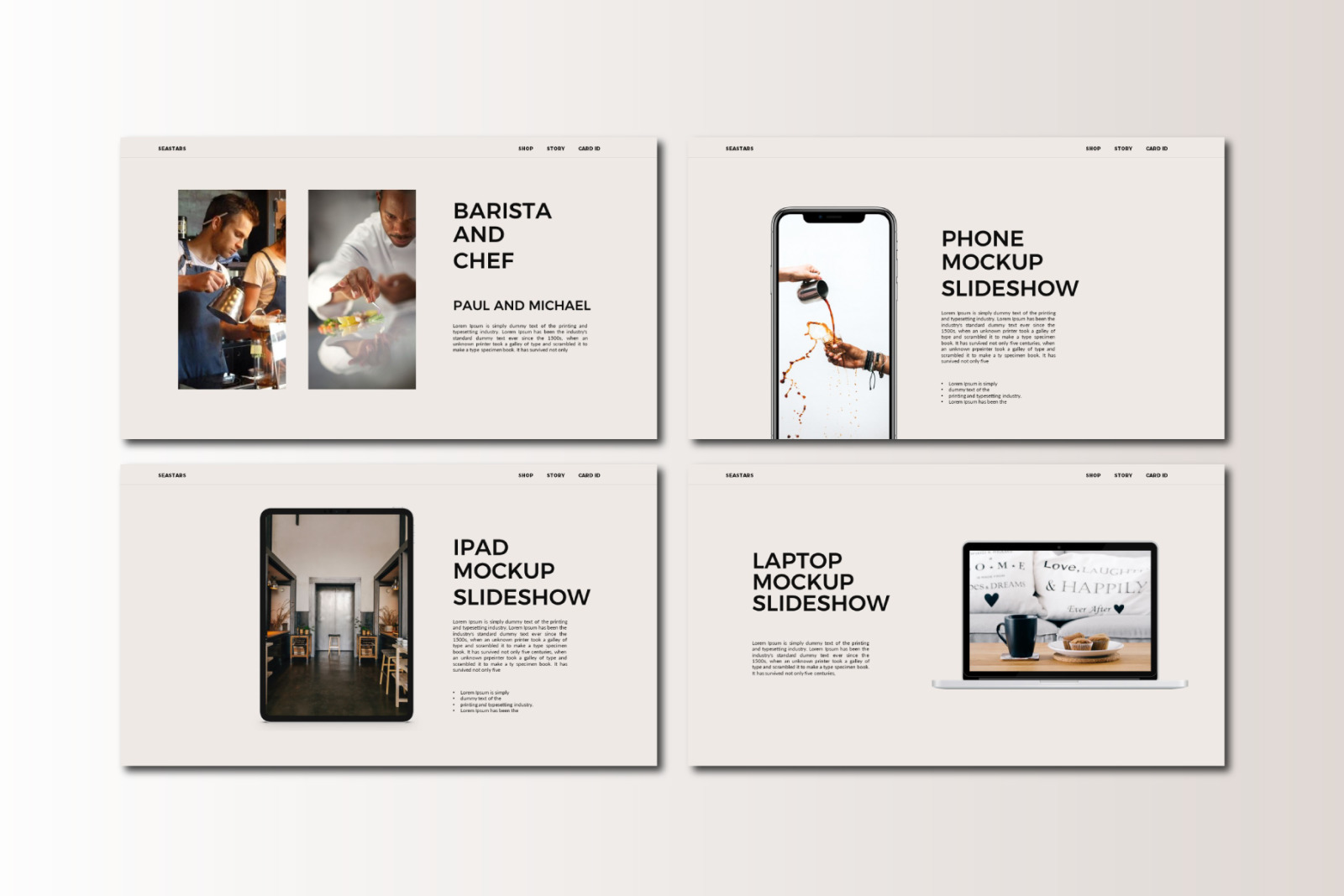 Seastars Powerpoint Template Seastars Powerpoint Template