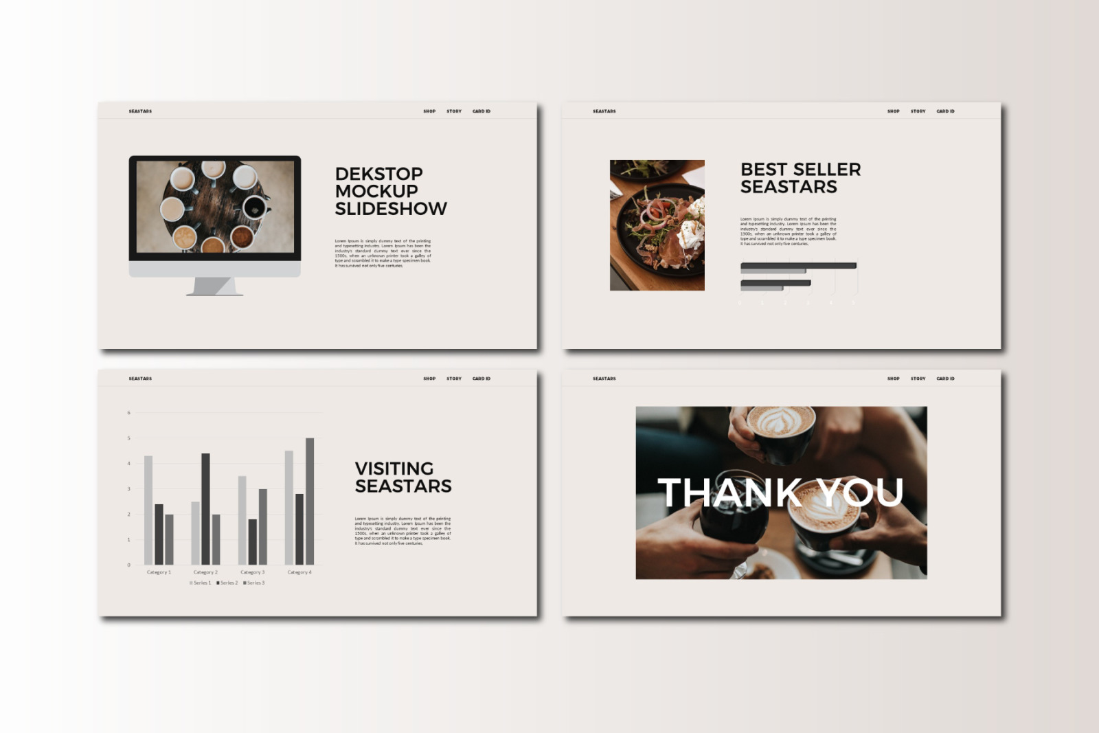Seastars Powerpoint Template Seastars Powerpoint Template