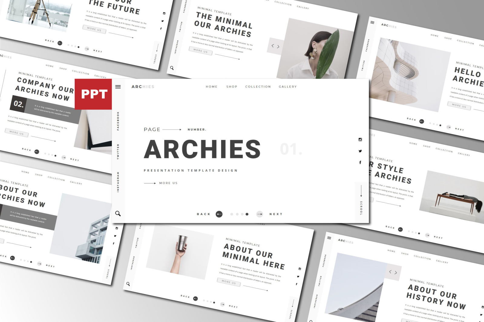 ARCHIES Powerpoint Template ARCHIES Powerpoint Template