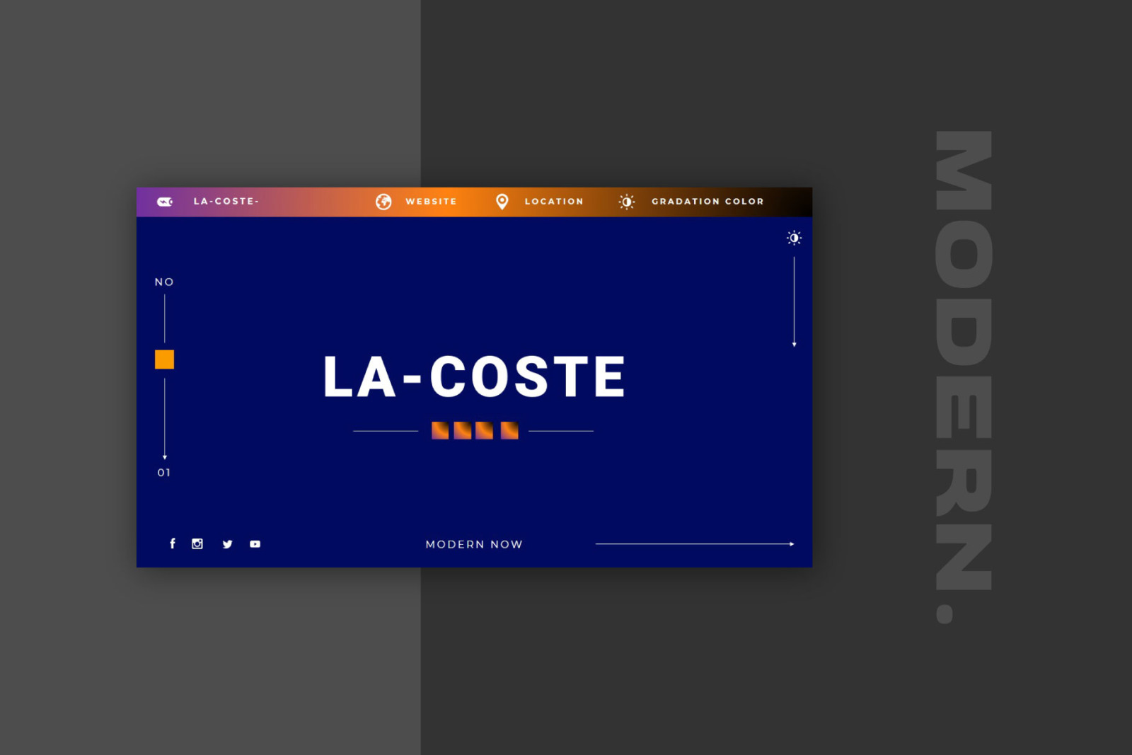 LA-COSTE Powerpoint Template LA-COSTE Powerpoint Template