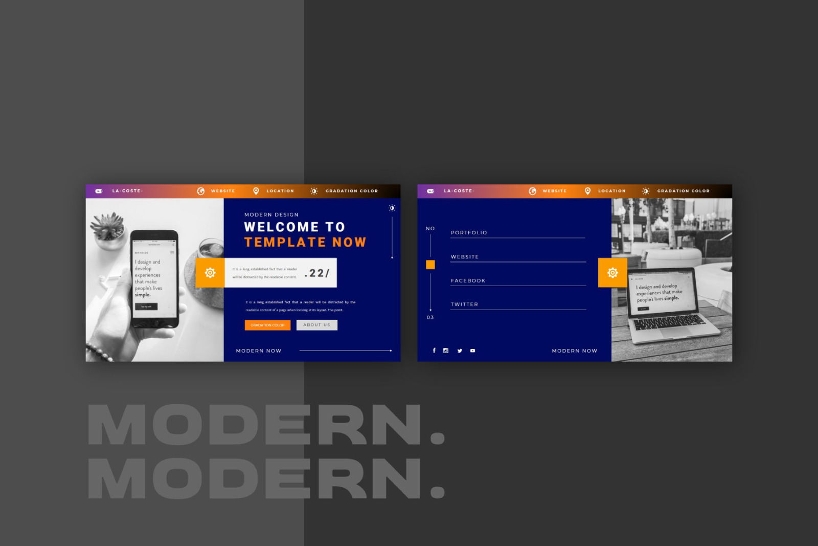LA-COSTE Powerpoint Template LA-COSTE Powerpoint Template