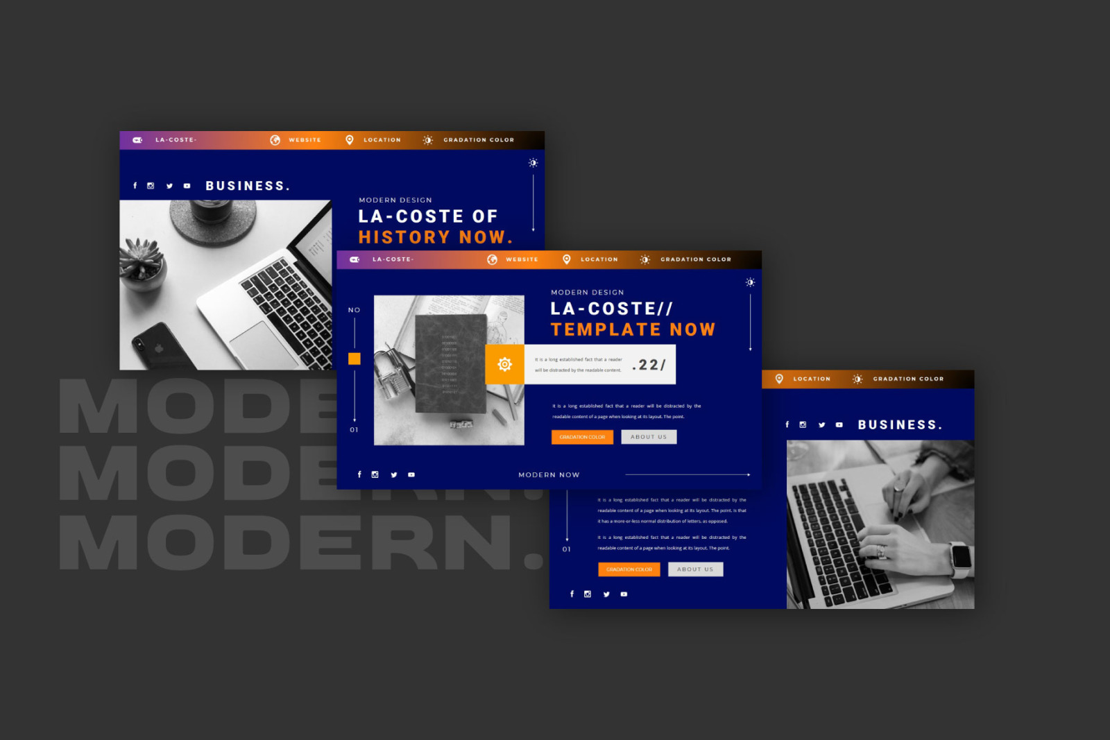 LA-COSTE Powerpoint Template LA-COSTE Powerpoint Template