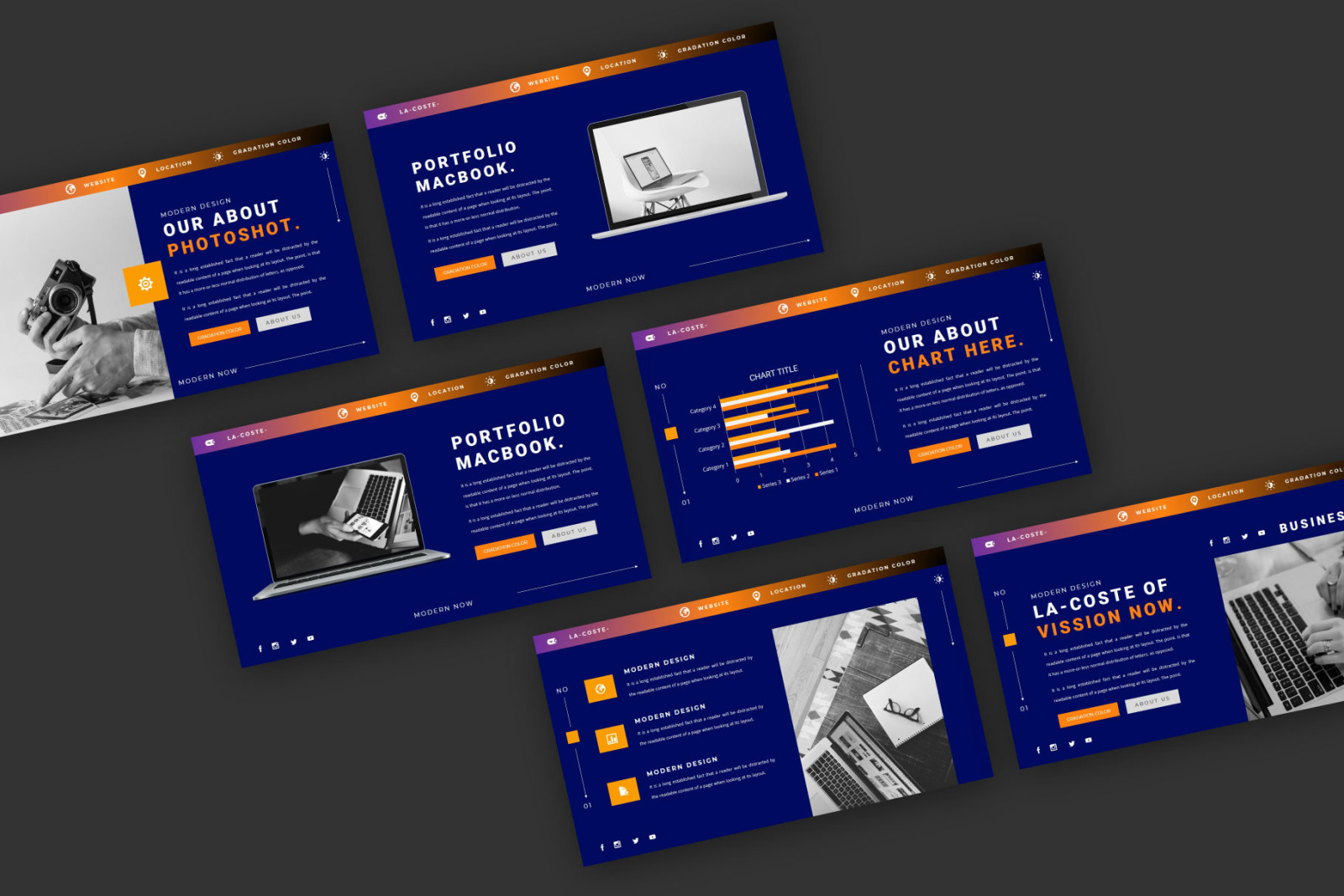LA-COSTE Powerpoint Template LA-COSTE Powerpoint Template