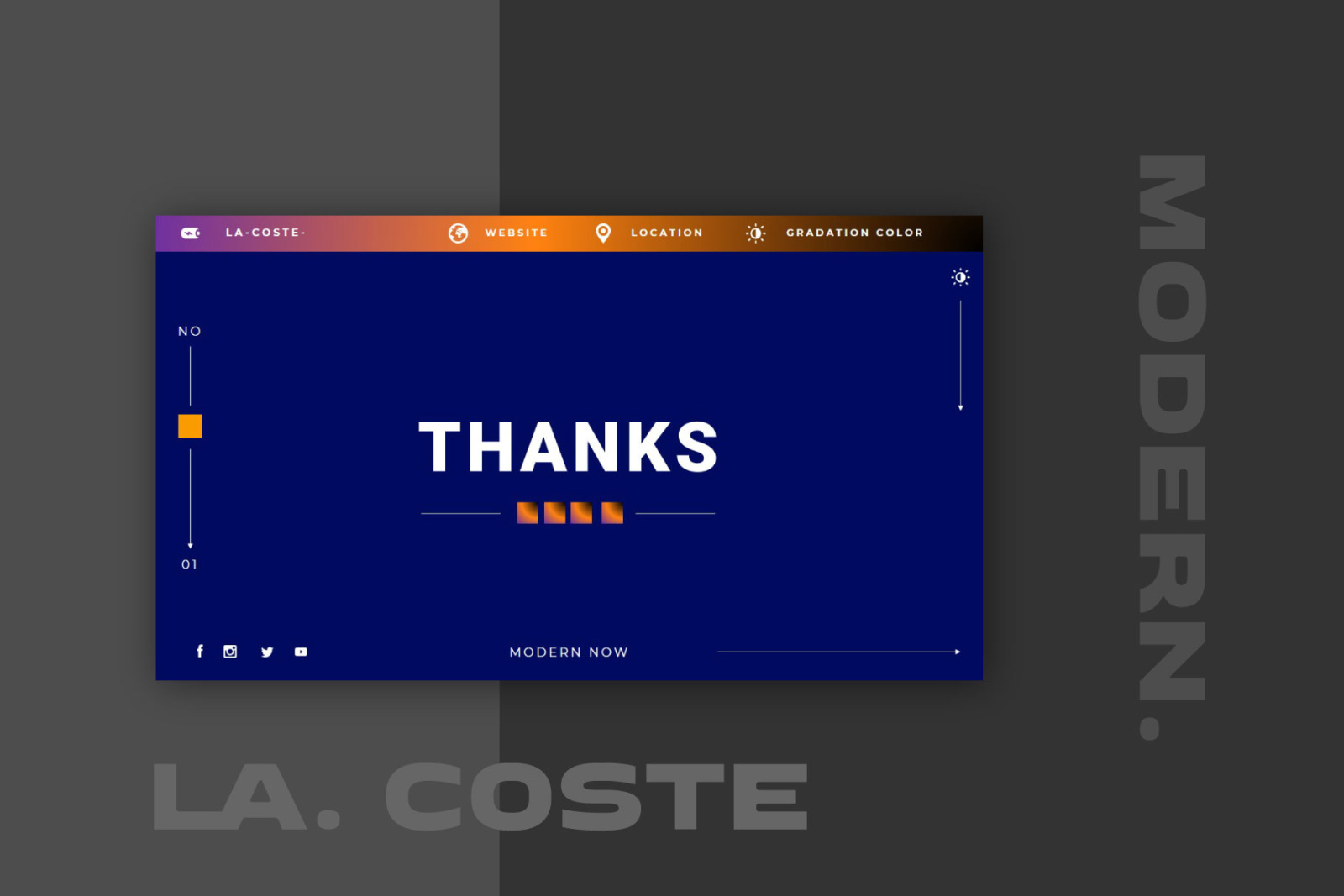 LA-COSTE Powerpoint Template LA-COSTE Powerpoint Template