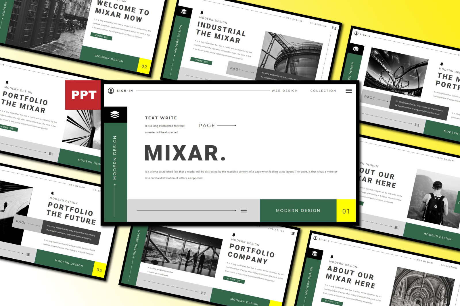 MIXAR Powerpoint Template MIXAR Powerpoint Template