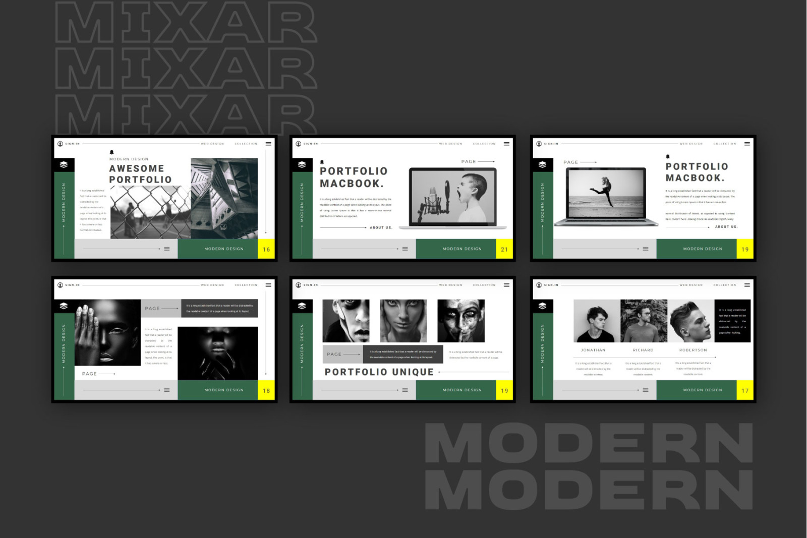 MIXAR Powerpoint Template