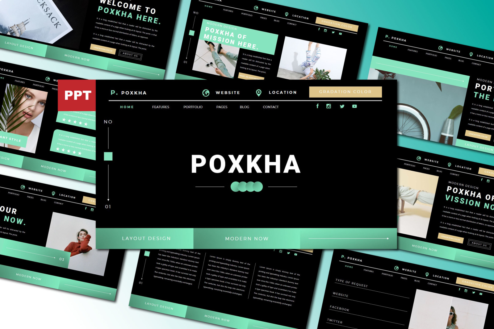 POXKA Powerpoint Template POXKA Powerpoint Template
