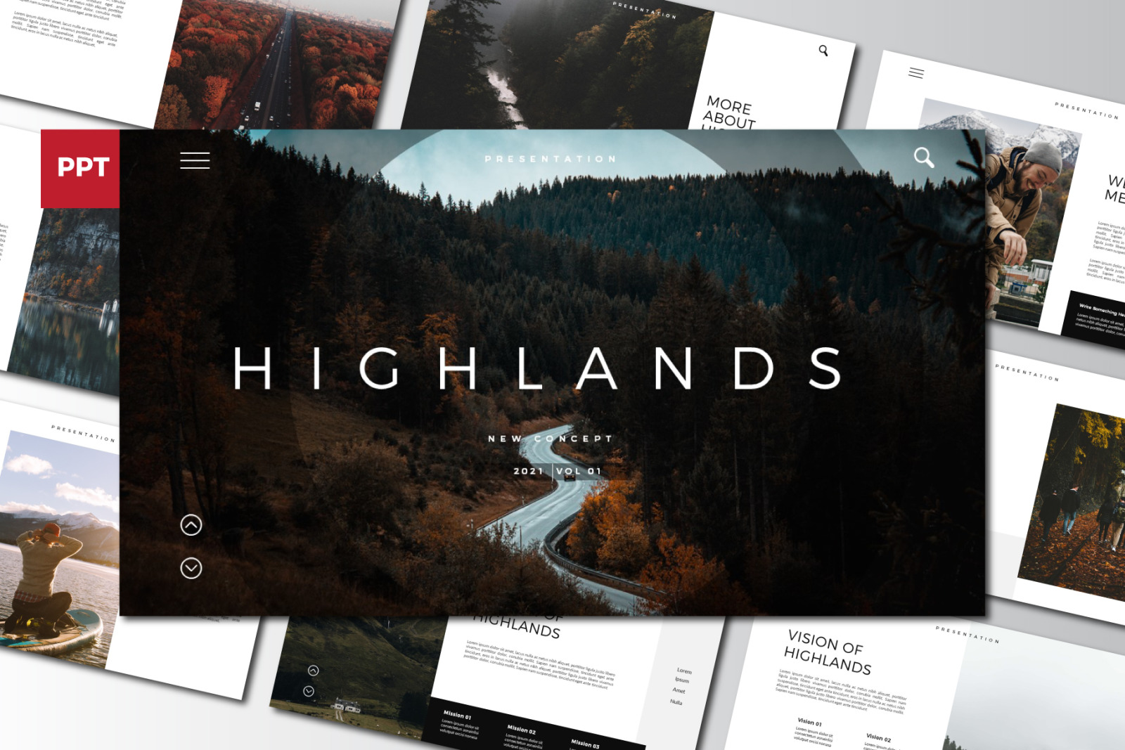 Highlands Powerpoint Template Highlands Powerpoint Template