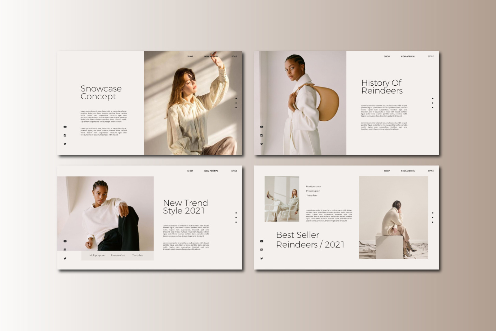 Reindeers Keynote Template Reindeers Keynote Template